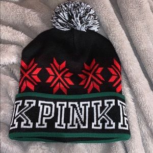 Victoria Secret/ pink beanie